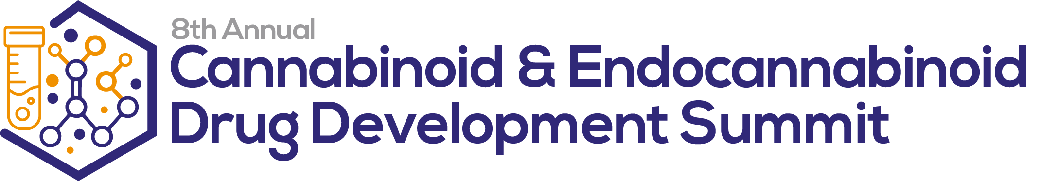 8th Endocannabinoid & Cannabinoid Drug Development Summit logo Colour Annual